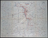 Дело 598:Документация Ia-департамента Главного командования группы армий «Центр»: карта расположения группы армий, армий, армейского корпуса и дивизий, а также подразделений и группировок Красной Армии по состоянию на 11/12.12.1941, M 1:1.000.000