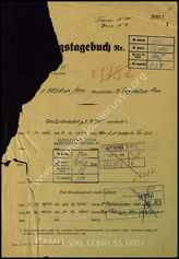 Akte 55: Unterlagen der Ia-Abteilung des Nachschubstabes z.b.V. 735: KTB des Nachschubstabes z.b.V. 735, 1.10.-31.12.1944, einschließlich Anlagen – Stärkeangaben, Tätigkeitsbericht, Kriegsrangliste  