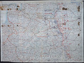 Дело 408: Документация Ia-департамента Главного командования группы армий «Центр»: карта расположения группы армий, армий,  армейского корпуса и дивизий,  а также подразделений и группировок Красной Армии по состоянию на 01/02.10.1941, M 1:1.000.000