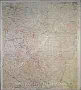 Дело 394: Документы отдела IIIb оперативного управления Генерального штаба при ОКХ: карта «Положение на Востоке» - Карта, показывающая положение войск вермахта на германо-советском фронте, включая положение частей Красной Армии, по состоянию на 21.07.1942