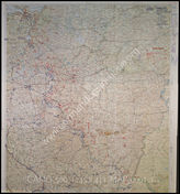 Дело 411: Документы отдела IIIb оперативного управления Генерального штаба при ОКХ: карта «Положение на Востоке» - Карта, показывающая положение войск вермахта на германо-советском фронте, включая положение частей Красной Армии, по состоянию на 07.08.1942
