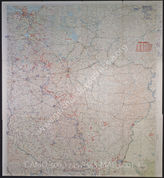Дело 565: Документы отдела IIIb оперативного управления Генерального штаба при ОКХ: карта «Положение на Востоке» - Карта, показывающая положение войск вермахта на германо-советском фронте, включая положение частей Красной Армии, по состоянию на 08.01.1943