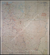 Дело 566: Документы отдела IIIb оперативного управления Генерального штаба при ОКХ: карта «Положение на Востоке» - Карта, показывающая положение войск вермахта на германо-советском фронте, включая положение частей Красной Армии, по состоянию на 09.01.1943