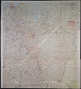 Дело 567: Документы отдела IIIb оперативного управления Генерального штаба при ОКХ: карта «Положение на Востоке» - Карта, показывающая положение войск вермахта на германо-советском фронте, включая положение частей Красной Армии, по состоянию на 10.01.1943