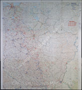 Дело 572: Документы отдела IIIb оперативного управления Генерального штаба при ОКХ: карта «Положение на Востоке» - Карта, показывающая положение войск вермахта на германо-советском фронте, включая положение частей Красной Армии, по состоянию на 15.01.1943
