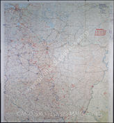Дело 573: Документы отдела IIIb оперативного управления Генерального штаба при ОКХ: карта «Положение на Востоке» - Карта, показывающая положение войск вермахта на германо-советском фронте, включая положение частей Красной Армии, по состоянию на 16.01.1943