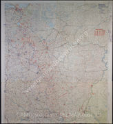 Дело 584: Документы отдела IIIb оперативного управления Генерального штаба при ОКХ: карта «Положение на Востоке» - Карта, показывающая положение войск вермахта на германо-советском фронте, включая положение частей Красной Армии, по состоянию на 27.01.1943
