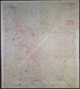 Дело 585: Документы отдела IIIb оперативного управления Генерального штаба при ОКХ: карта «Положение на Востоке» - Карта, показывающая положение войск вермахта на германо-советском фронте, включая положение частей Красной Армии, по состоянию на 28.01.1943