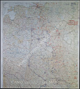 Дело 596: Документы отдела IIIb оперативного управления Генерального штаба при ОКХ: карта «Положение на Востоке» - Карта, показывающая положение войск вермахта на германо-советском фронте, включая положение частей Красной Армии, по состоянию на 08.02.1943