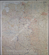 Дело 608: Документы отдела IIIb оперативного управления Генерального штаба при ОКХ: карта «Положение на Востоке» - Карта, показывающая положение войск вермахта на германо-советском фронте, включая положение частей Красной Армии, по состоянию на 20.02.1943
