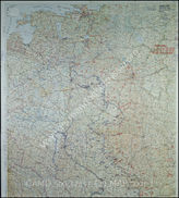 Дело 627: Документы отдела IIIb оперативного управления Генерального штаба при ОКХ: карта «Положение на Востоке» - Карта, показывающая положение войск вермахта на германо-советском фронте, включая положение частей Красной Армии, по состоянию на 11.03.1943