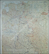 Дело 629: Документы отдела IIIb оперативного управления Генерального штаба при ОКХ: карта «Положение на Востоке» - Карта, показывающая положение войск вермахта на германо-советском фронте, включая положение частей Красной Армии, по состоянию на 13.03.1943