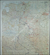 Дело 637: Документы отдела IIIb оперативного управления Генерального штаба при ОКХ: карта «Положение на Востоке» - Карта, показывающая положение войск вермахта на германо-советском фронте, включая положение частей Красной Армии, по состоянию на 21.03.1943