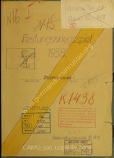 Akte 69: Unterlagen der Ia-Abteilung des Gruppenkommandos 1: Material zum Festungskriegsspiel des Generalkommandos des III. Armeekorps (Wehrkreiskommando III) – Ende März 1938 