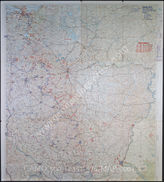Дело 576: Документы отдела IIIb оперативного управления Генерального штаба при ОКХ: карта «Положение на Востоке» - Карта, показывающая положение войск вермахта на германо-советском фронте, включая положение частей Красной Армии, по состоянию на 19.01.1943