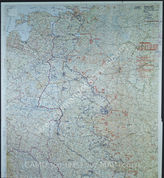 Дело 707: Документы отдела IIIb оперативного управления Генерального штаба при ОКХ: карта «Положение на Востоке» - Карта, показывающая положение войск вермахта на германо-советском фронте, включая положение частей Красной Армии, по состоянию на 30.05.1943