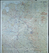 Дело 708: Документы отдела IIIb оперативного управления Генерального штаба при ОКХ: карта «Положение на Востоке» - Карта, показывающая положение войск вермахта на германо-советском фронте, включая положение частей Красной Армии, по состоянию на 31.05.1943