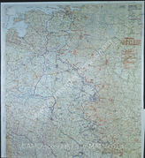 Дело 710: Документы отдела IIIb оперативного управления Генерального штаба при ОКХ: карта «Положение на Востоке» - Карта, показывающая положение войск вермахта на германо-советском фронте, включая положение частей Красной Армии, по состоянию на 02.06.1943