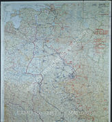 Дело 715: Документы отдела IIIb оперативного управления Генерального штаба при ОКХ: карта «Положение на Востоке» - Карта, показывающая положение войск вермахта на германо-советском фронте, включая положение частей Красной Армии, по состоянию на 07.06.1943
