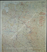 Дело 720: Документы отдела IIIb оперативного управления Генерального штаба при ОКХ: карта «Положение на Востоке» - Карта, показывающая положение войск вермахта на германо-советском фронте, включая положение частей Красной Армии, по состоянию на 12.06.1943