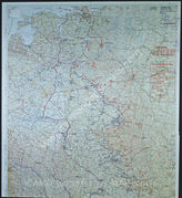 Дело 721: Документы отдела IIIb оперативного управления сухопутных сил при ОКХ: карта «Положение на Востоке» - Карта, показывающая положение войск вермахта на германо-советском фронте, включая положение частей Красной Армии, по состоянию на 13.06.1943