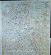 Дело 727: Документы отдела IIIb оперативного управления Генерального штаба при ОКХ: карта «Положение на Востоке» - Карта, показывающая положение войск вермахта на германо-советском фронте, включая положение частей Красной Армии, по состоянию на 19.06.1943