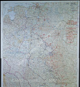 Дело 730: Документы отдела IIIb оперативного управления Генерального штаба при ОКХ: карта «Положение на Востоке» - Карта, показывающая положение войск вермахта на германо-советском фронте, включая положение частей Красной Армии, по состоянию на 22.06.1943