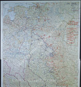 Дело 731: Документы отдела IIIb оперативного управления Генерального штаба при ОКХ: карта «Положение на Востоке» - Карта, показывающая положение войск вермахта на германо-советском фронте, включая положение частей Красной Армии, по состоянию на 23.06.1943