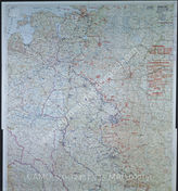 Дело 735: Документы отдела IIIb оперативного управления Генерального штаба при ОКХ: карта «Положение на Востоке» - Карта, показывающая положение войск вермахта на германо-советском фронте, включая положение частей Красной Армии, по состоянию на 27.06.1943