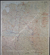 Дело 743: Документы отдела IIIb оперативного управления Генерального штаба при ОКХ: карта «Положение на Востоке» - Карта, показывающая положение войск вермахта на германо-советском фронте, включая положение частей Красной Армии, по состоянию на 05.07.1943