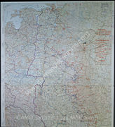 Дело 744: Документы отдела IIIb оперативного управления Генерального штаба при ОКХ: карта «Положение на Востоке» - Карта, показывающая положение войск вермахта на германо-советском фронте, включая положение частей Красной Армии, по состоянию на 06.07.1943