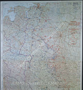 Дело 749: Документы отдела IIIb оперативного управления Генерального штаба при ОКХ: карта «Положение на Востоке» - Карта, показывающая положение войск вермахта на германо-советском фронте, включая положение частей Красной Армии, по состоянию на 11.07.1943