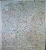 Дело 750: Документы отдела IIIb оперативного управления Генерального штаба при ОКХ: карта «Положение на Востоке» - Карта, показывающая положение войск вермахта на германо-советском фронте, включая положение частей Красной Армии, по состоянию на 12.07.1943