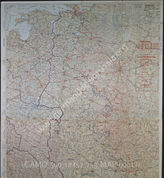 Дело 753: Документы отдела IIIb оперативного управления Генерального штаба при ОКХ: карта «Положение на Востоке» - Карта, показывающая положение войск вермахта на германо-советском фронте, включая положение частей Красной Армии, по состоянию на 15.07.1943