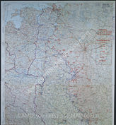 Дело 766: Документы отдела IIIb оперативного управления Генерального штаба при ОКХ: карта «Положение на Востоке» - Карта, показывающая положение войск вермахта на германо-советском фронте, включая положение частей Красной Армии, по состоянию на 28.07.1943