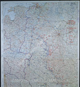 Дело 780: Документы отдела IIIb оперативного управления Генерального штаба при ОКХ: карта «Положение на Востоке» - Карта, показывающая положение войск вермахта на германо-советском фронте, включая положение частей Красной Армии, по состоянию на 11.08.1943