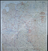 Дело 783: Документы отдела IIIb оперативного управления Генерального штаба при ОКХ: карта «Положение на Востоке» - Карта, показывающая положение войск вермахта на германо-советском фронте, включая положение частей Красной Армии, по состоянию на 14.08.1943