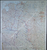 Дело 791: Документы отдела IIIb оперативного управления Генерального штаба при ОКХ: карта «Положение на Востоке» - Карта, показывающая положение войск вермахта на германо-советском фронте, включая положение частей Красной Армии, по состоянию на 22.08.1943