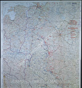 Дело 794: Документы отдела IIIb оперативного управления Генерального штаба при ОКХ: карта «Положение на Востоке» - Карта, показывающая положение войск вермахта на германо-советском фронте, включая положение частей Красной Армии, по состоянию на 25.08.1943