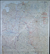 Дело 795: Документы отдела IIIb оперативного управления Генерального штаба при ОКХ: карта «Положение на Востоке» - Карта, показывающая положение войск вермахта на германо-советском фронте, включая положение частей Красной Армии, по состоянию на 26.08.1943