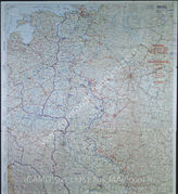 Дело 806: Документы отдела IIIb оперативного управления Генерального штаба при ОКХ: карта «Положение на Востоке» - Карта, показывающая положение войск вермахта на германо-советском фронте, включая положение частей Красной Армии, по состоянию на 06.09.1943