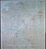 Дело 807: Документы отдела IIIb оперативного управления Генерального штаба при ОКХ: карта «Положение на Востоке» - Карта, показывающая положение войск вермахта на германо-советском фронте, включая положение частей Красной Армии, по состоянию на 07.09.1943