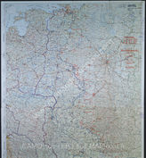 Дело 808: Документы отдела IIIb оперативного управления Генерального штаба при ОКХ: карта «Положение на Востоке» - Карта, показывающая положение войск вермахта на германо-советском фронте, включая положение частей Красной Армии, по состоянию на 08.09.1943
