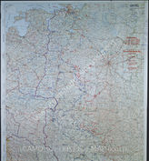 Дело 809: Документы отдела IIIb оперативного управления Генерального штаба при ОКХ: карта «Положение на Востоке» - Карта, показывающая положение войск вермахта на германо-советском фронте, включая положение частей Красной Армии, по состоянию на 09.09.1943