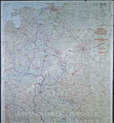Дело 810: Документы отдела IIIb оперативного управления Генерального штаба при ОКХ: карта «Положение на Востоке» - Карта, показывающая положение войск вермахта на германо-советском фронте, включая положение частей Красной Армии, по состоянию на 10.09.1943