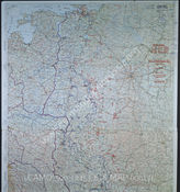 Дело 818: Документы отдела IIIb оперативного управления Генерального штаба при ОКХ: карта «Положение на Востоке» - Карта, показывающая положение войск вермахта на германо-советском фронте, включая положение частей Красной Армии, по состоянию на 18.09.1943