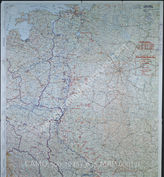 Дело 835: Документы отдела IIIb оперативного управления Генерального штаба при ОКХ: карта «Положение на Востоке» - Карта, показывающая положение войск вермахта на германо-советском фронте, включая положение частей Красной Армии, по состоянию на 05.10.1943