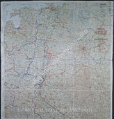 Дело 840: Документы отдела IIIb оперативного управления Генерального штаба при ОКХ: карта «Положение на Востоке» - Карта, показывающая положение войск вермахта на германо-советском фронте, включая положение частей Красной Армии, по состоянию на 10.10.1943