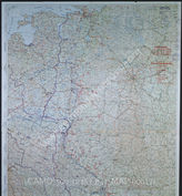 Дело 841: Документы отдела IIIb оперативного управления Генерального штаба при ОКХ: карта «Положение на Востоке» - Карта, показывающая положение войск вермахта на германо-советском фронте, включая положение частей Красной Армии, по состоянию на 11.10.1943