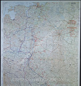 Дело 842: Документы отдела IIIb оперативного управления Генерального штаба при ОКХ: карта «Положение на Востоке» - Карта, показывающая положение войск вермахта на германо-советском фронте, включая положение частей Красной Армии, по состоянию на 12.10.1943